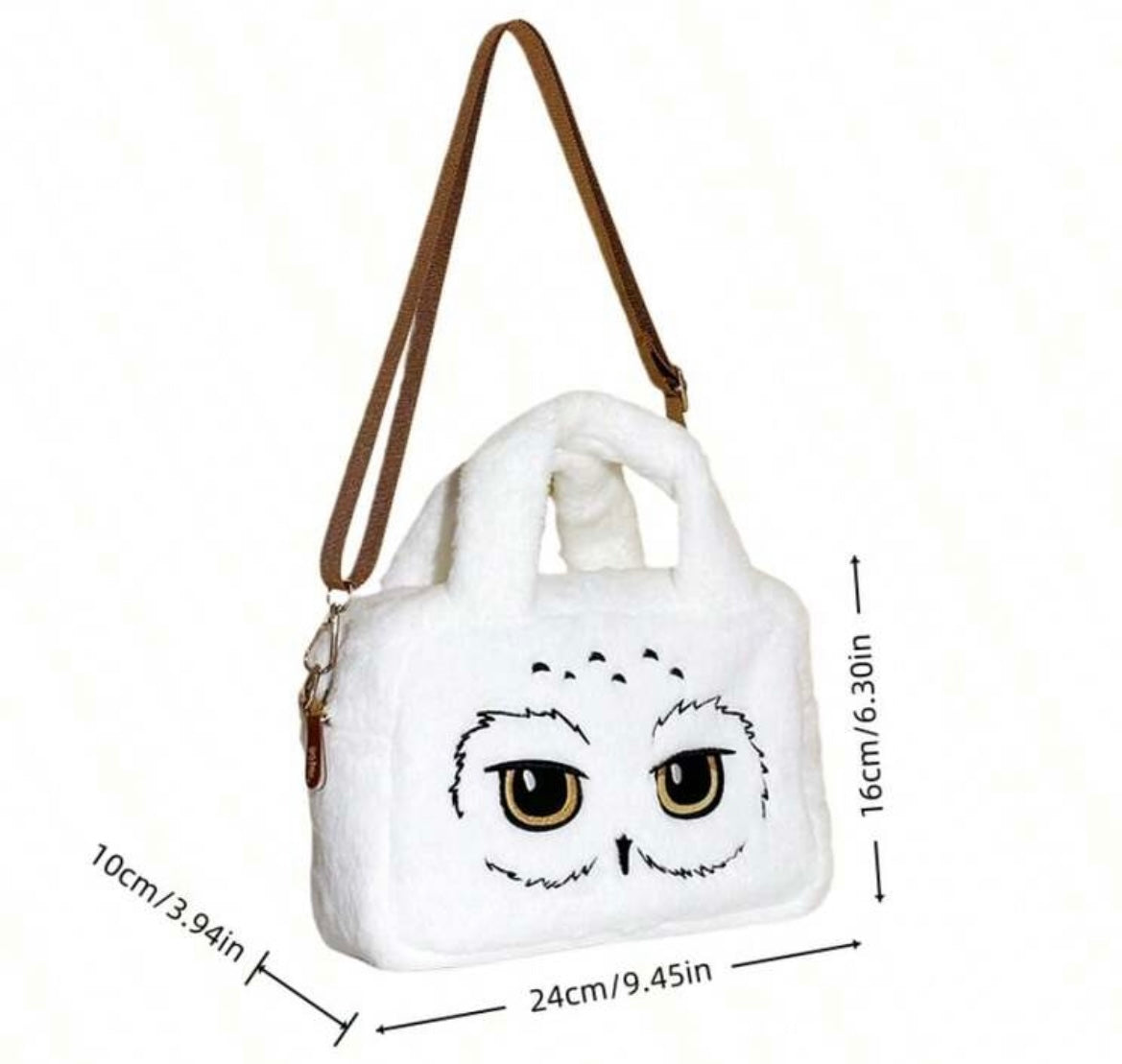 Hedwig Plush Crossbody Bag