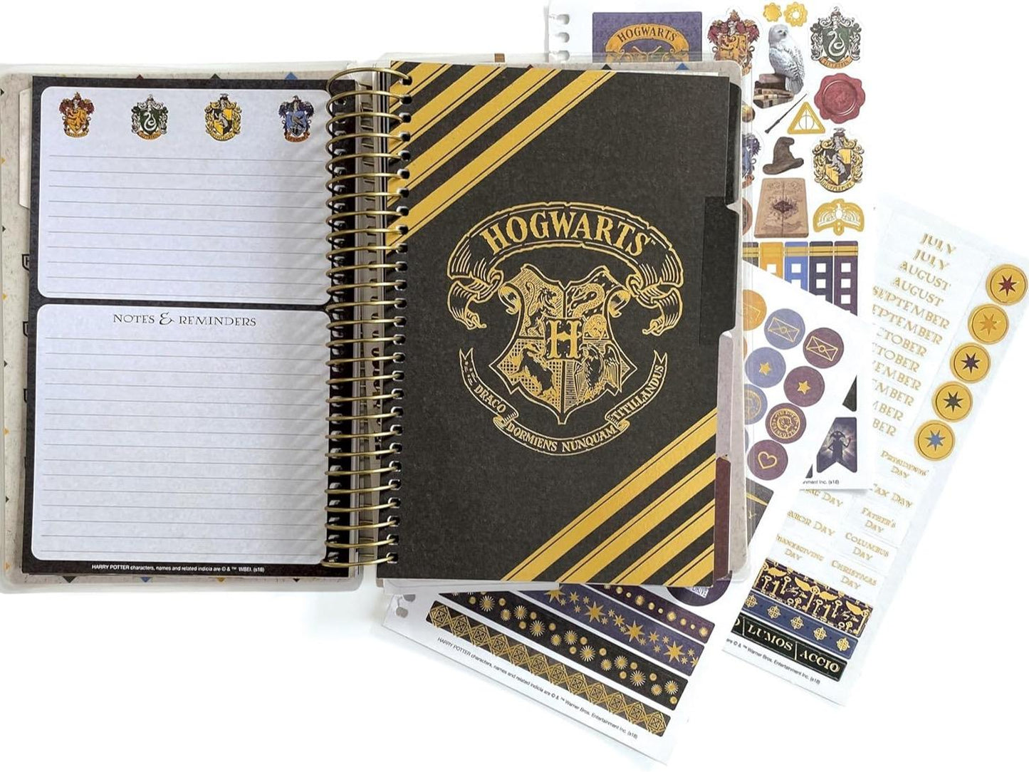 Harry Potter 12 Month Undated Planner Set with Month and Event Flag Stickers and More!