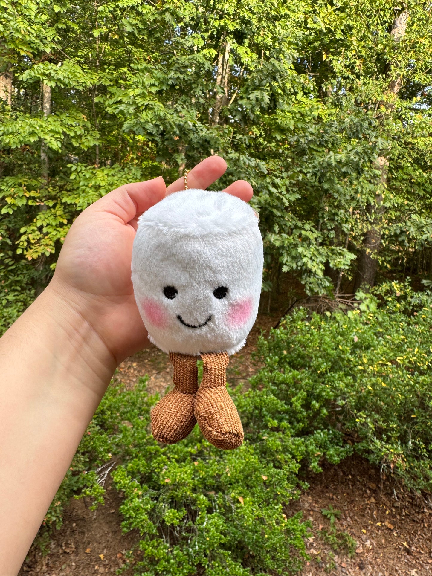 Marshmellow Plushie Keychain and Bagcharm
