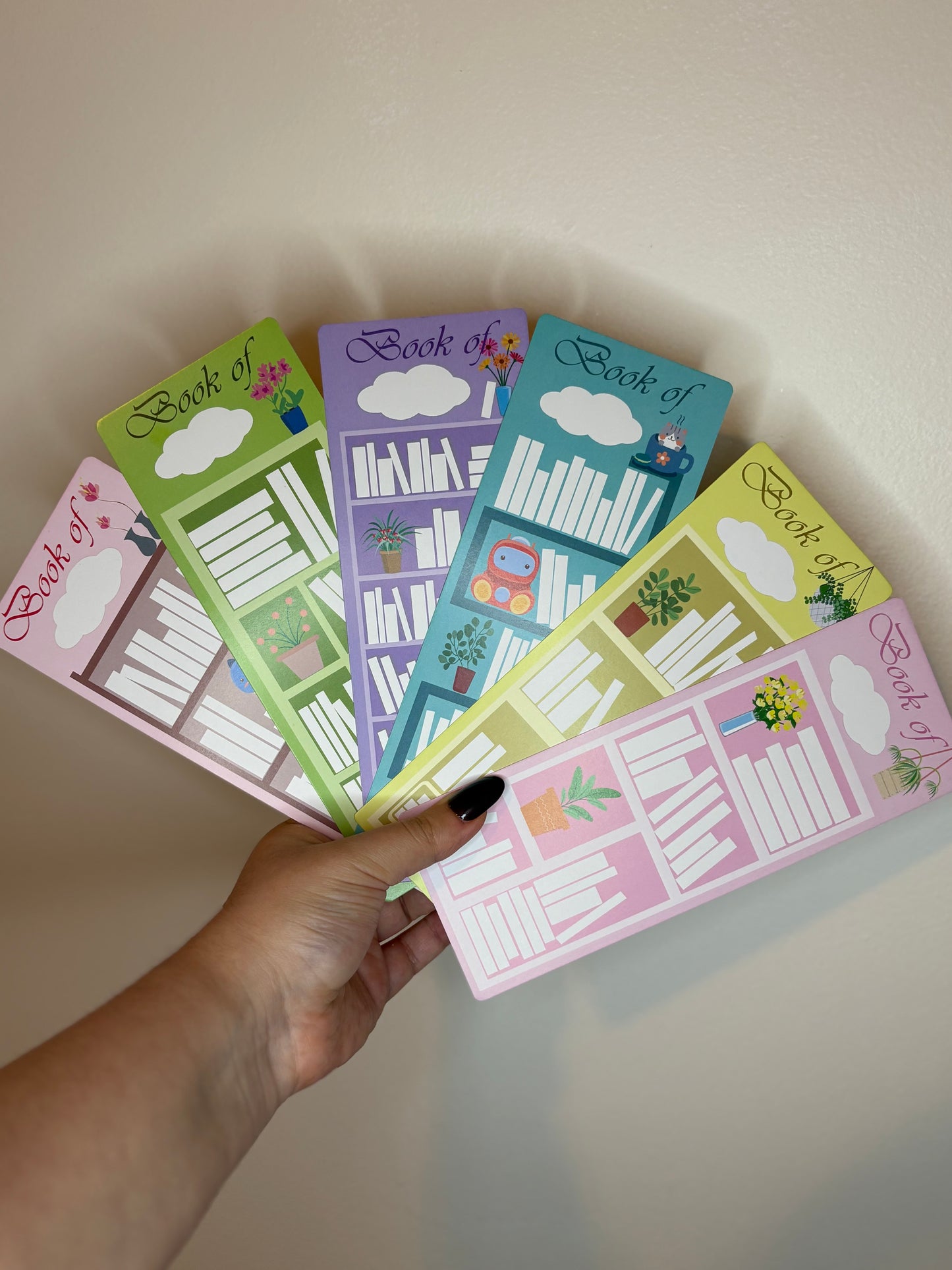 Reading Log Bookmark with Rating Scale & Progress Tracker
