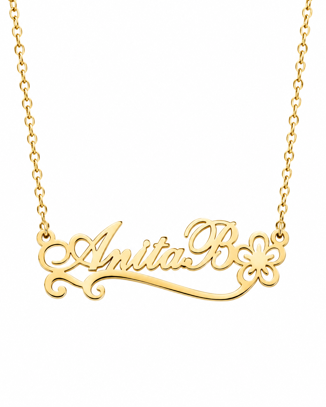 [Made-to-Order] Gold Costum Name Necklace, 7-12 Business Day Processing Time