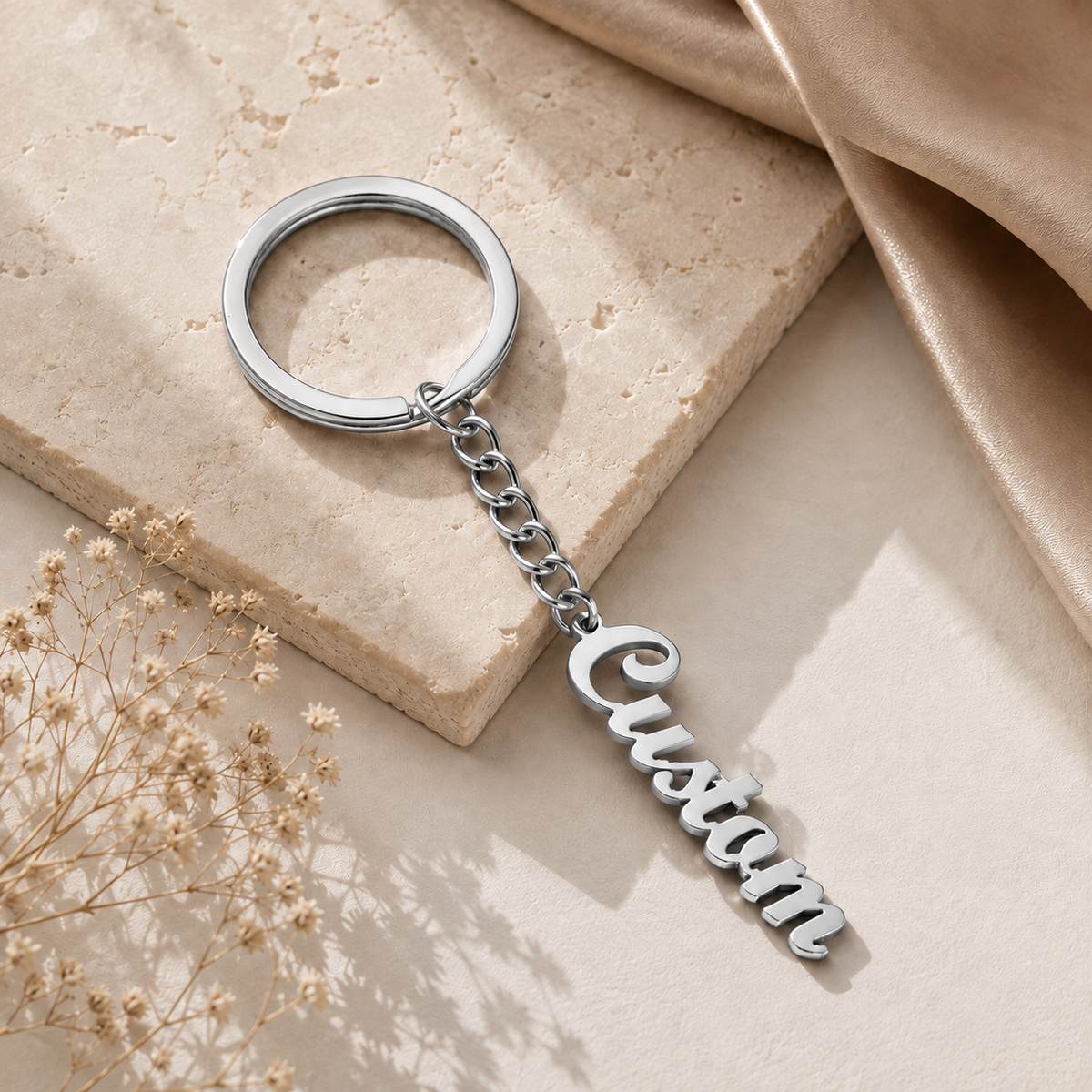 [Made-to-Order] Costum Name Keychain, 7-12 Business Days Processing Time