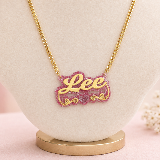 [Pre-made] Costum Name Necklaces