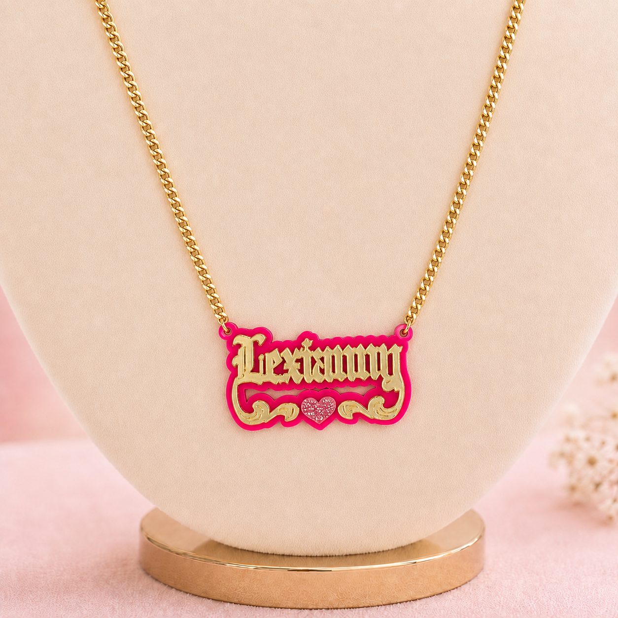 [Pre-made] Costum Name Necklaces