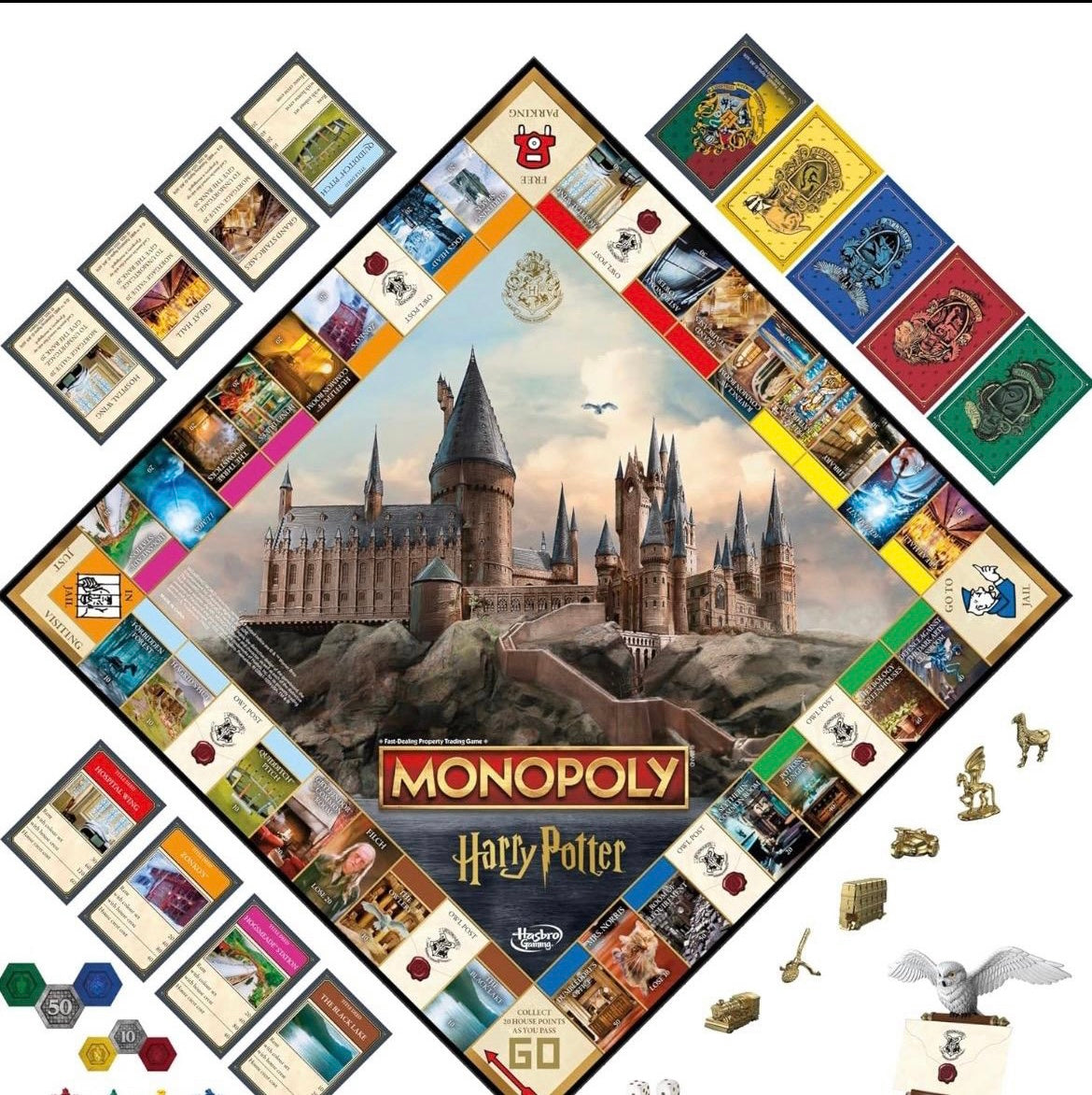 Monopoly The Harry Potter Edition, A Magical Adventure at Hogwarts - Perfect for Every Wizard