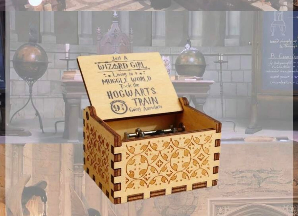 1pc Harry Potter Hand-Cranked Music Box