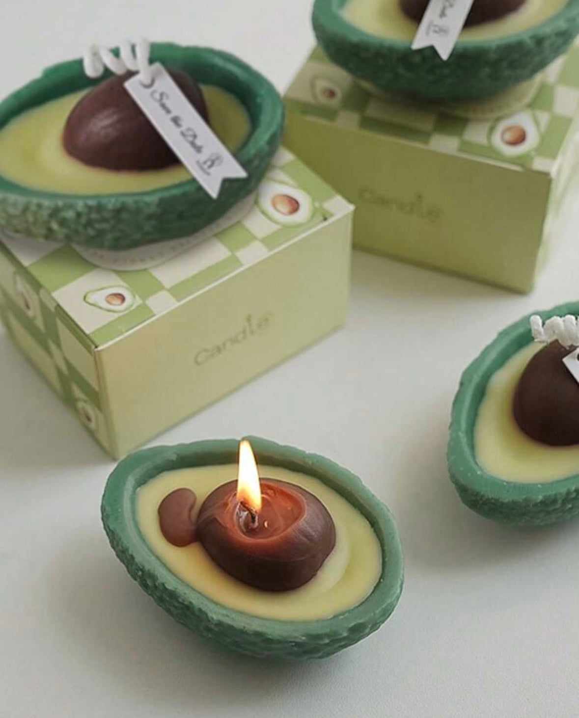 Handmade Avocado Scented Candle