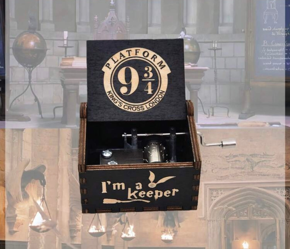 1pc Harry Potter Hand-Cranked Music Box
