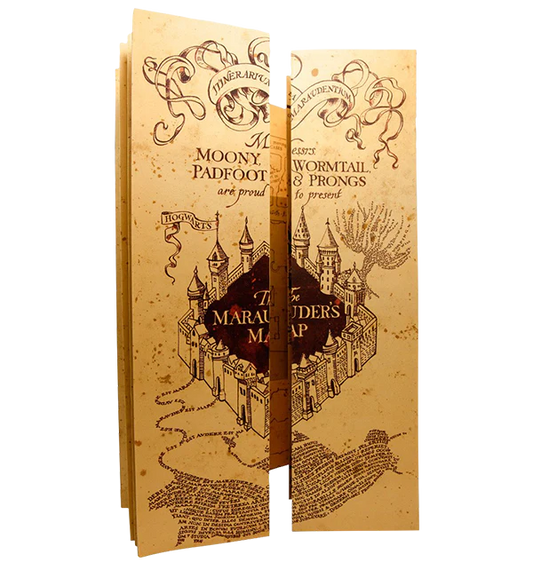 Marauder’s Map Inspired Poster – Magical Harry Potter Wall Art & Collector’s Gift