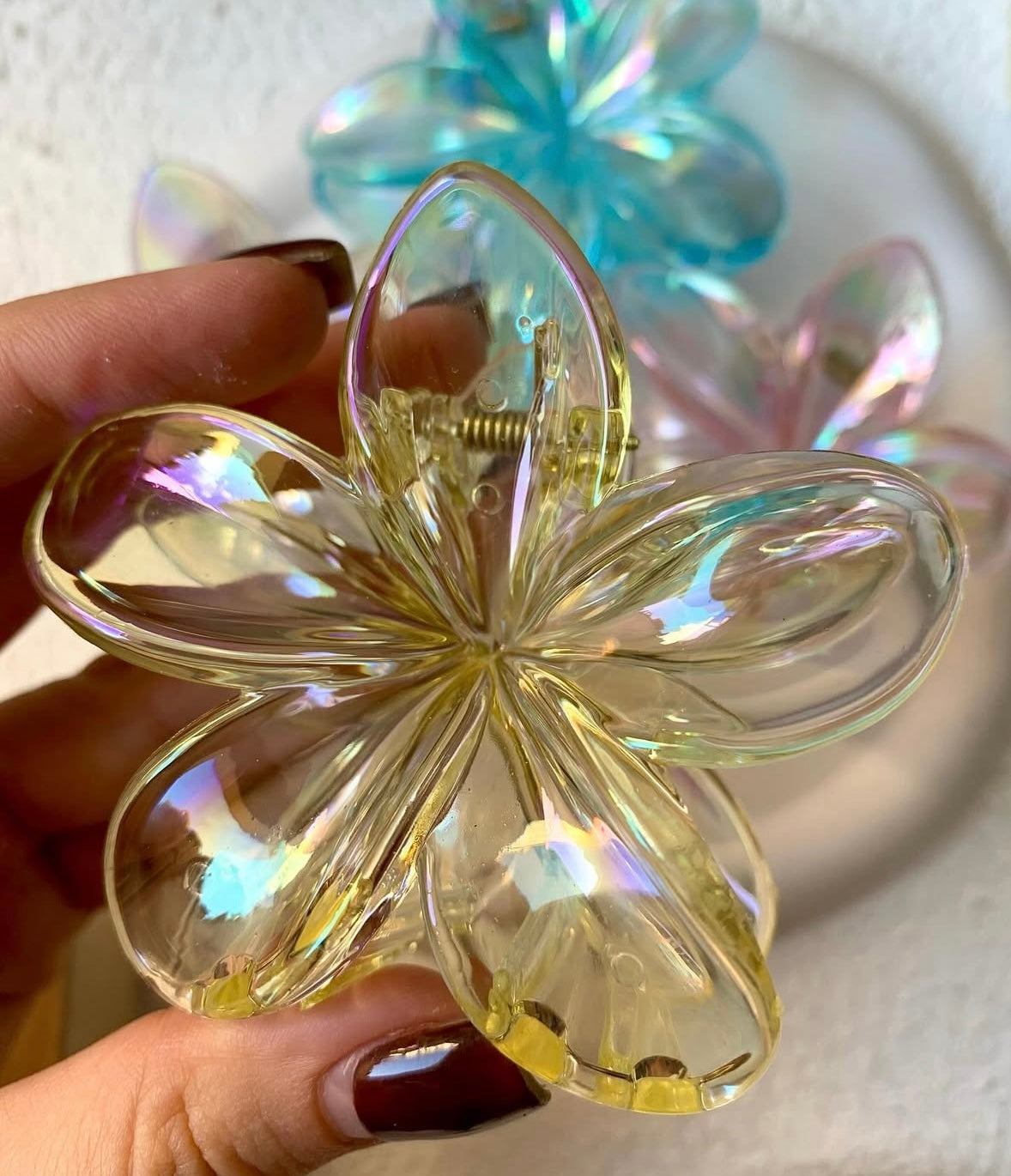 1pc Mermaid Laser Hair Clip