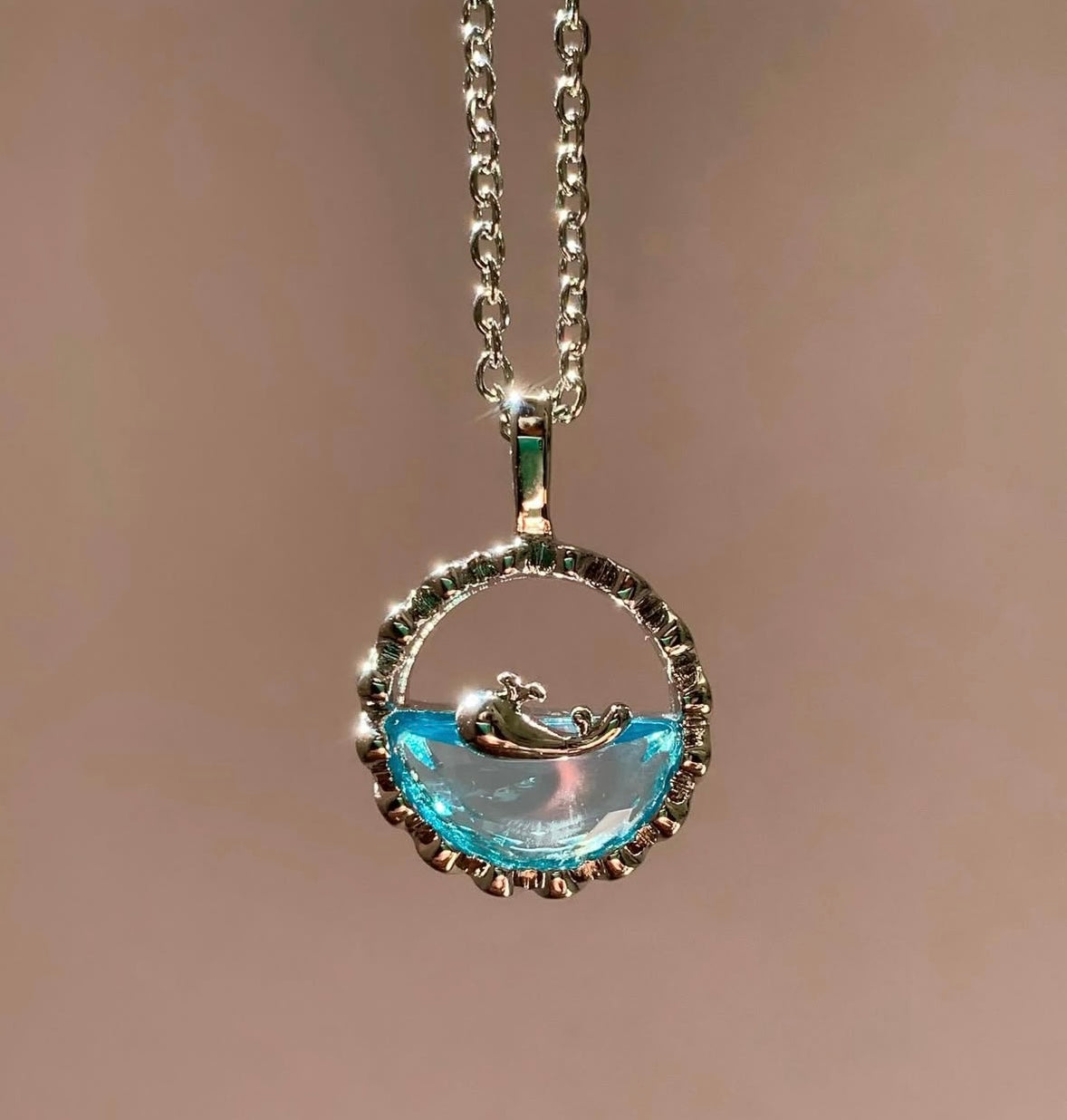 Ocean Whale Luxury Charm Necklace