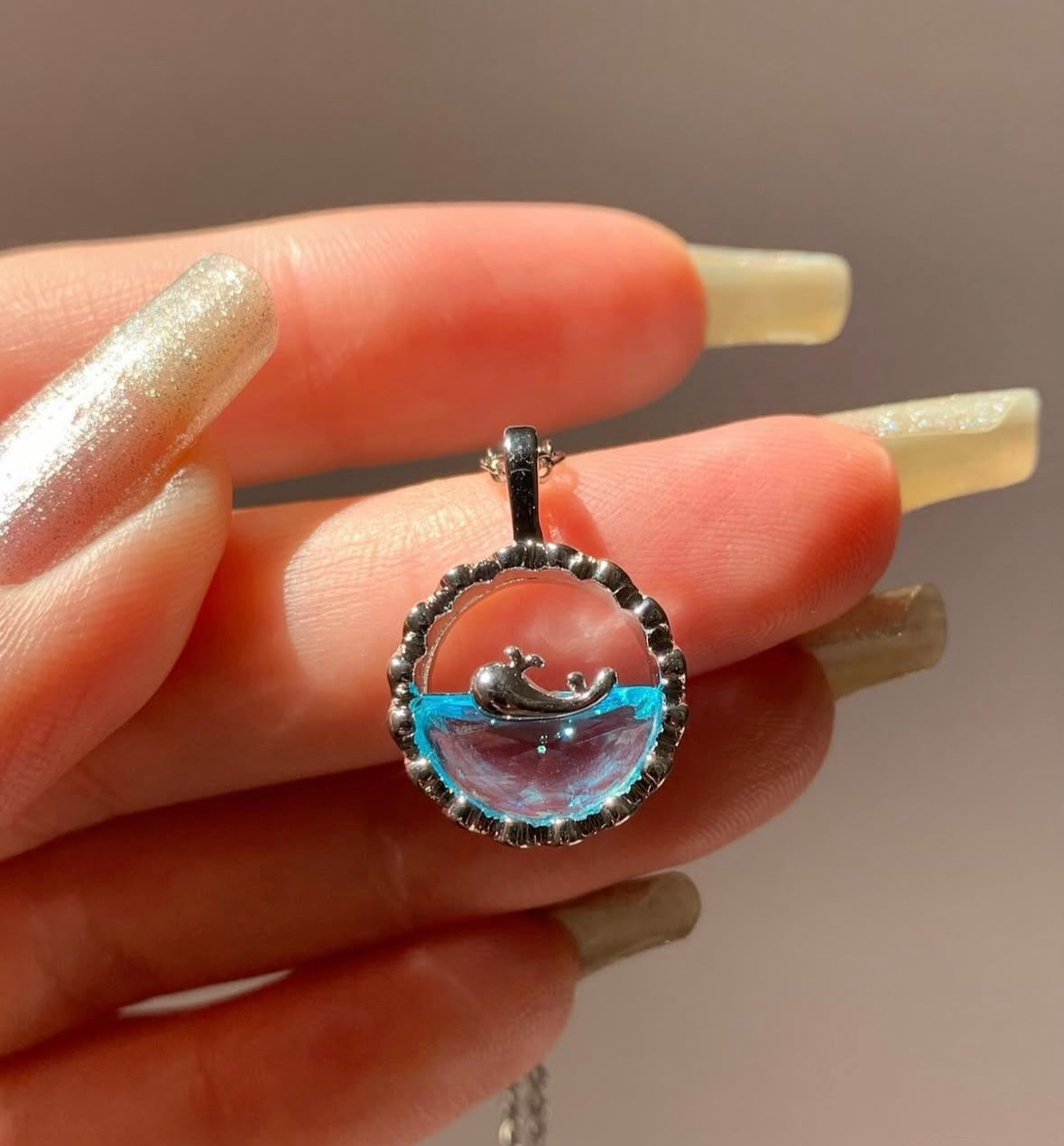 Ocean Whale Luxury Charm Necklace