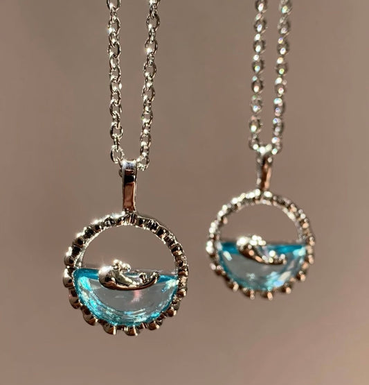 Ocean Whale Luxury Charm Necklace