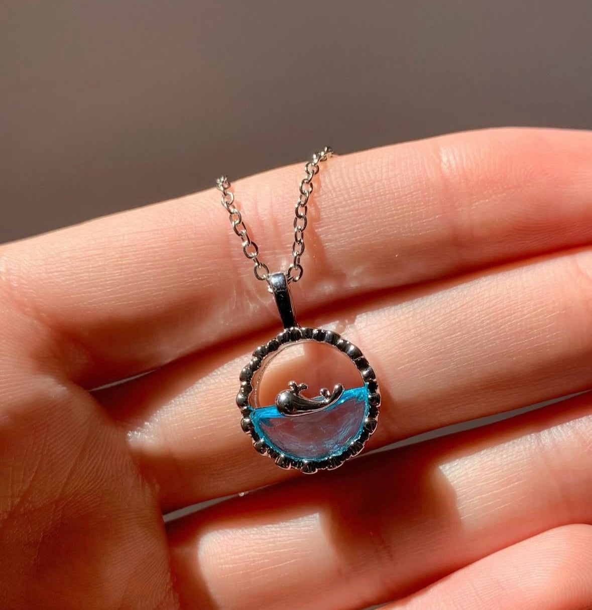 Ocean Whale Luxury Charm Necklace