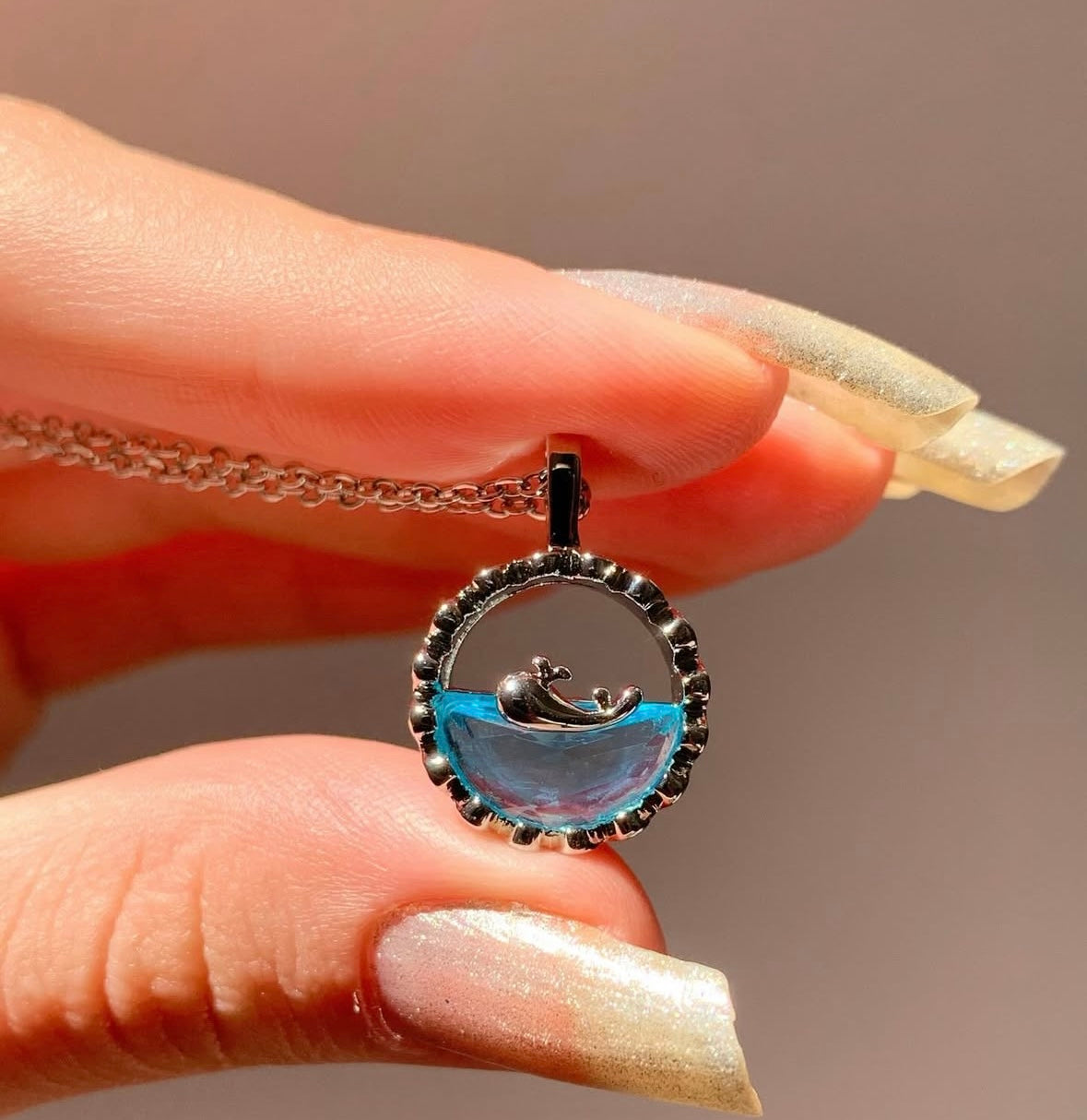 Ocean Whale Luxury Charm Necklace