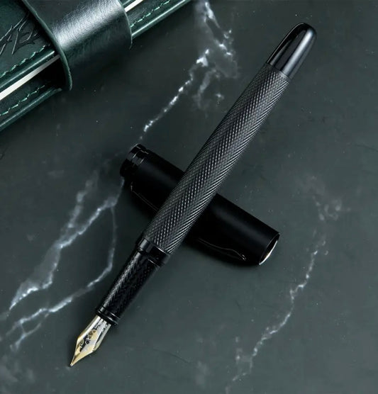 Matte Black Fountain Pen - Sleek Design for Effortless Writing