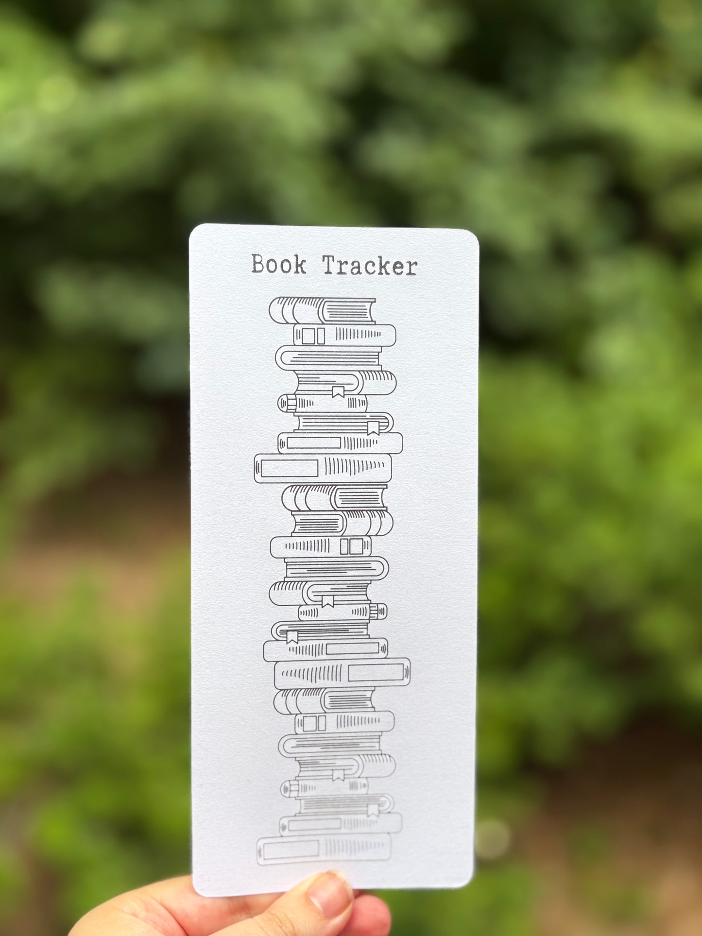 Reading Log Bookmark with Rating Scale & Progress Tracker
