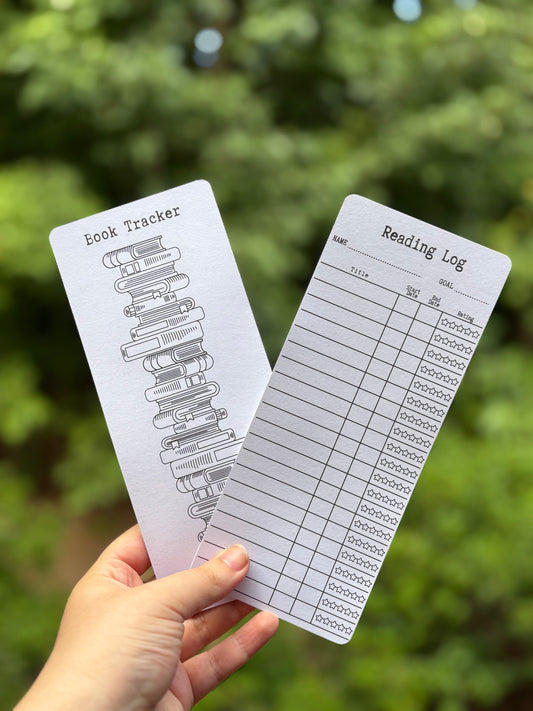Reading Log Bookmark with Rating Scale & Progress Tracker