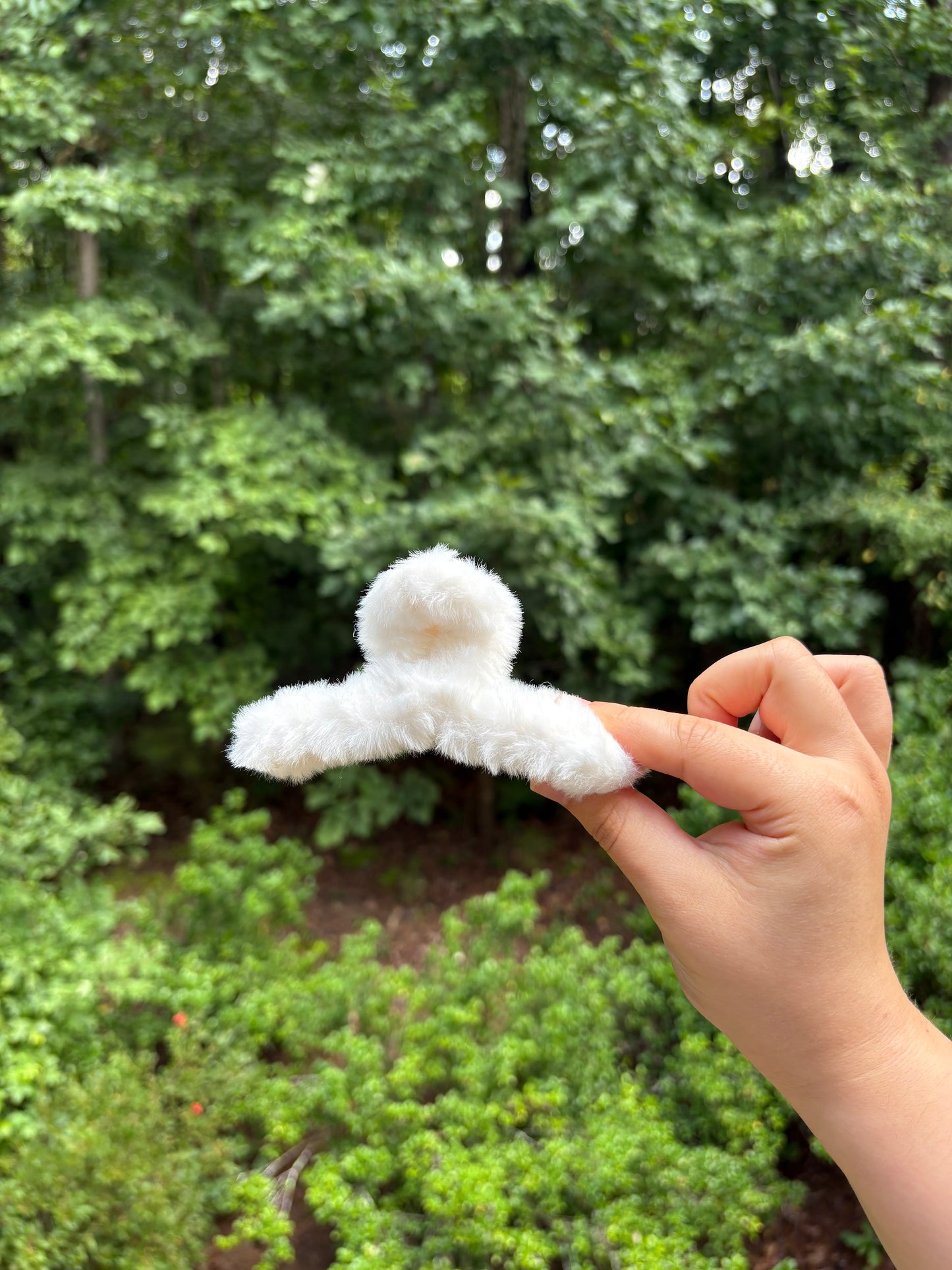 Women’s Plush Cute Large Hair Clips – Soft Fluffy Hair Accessories
