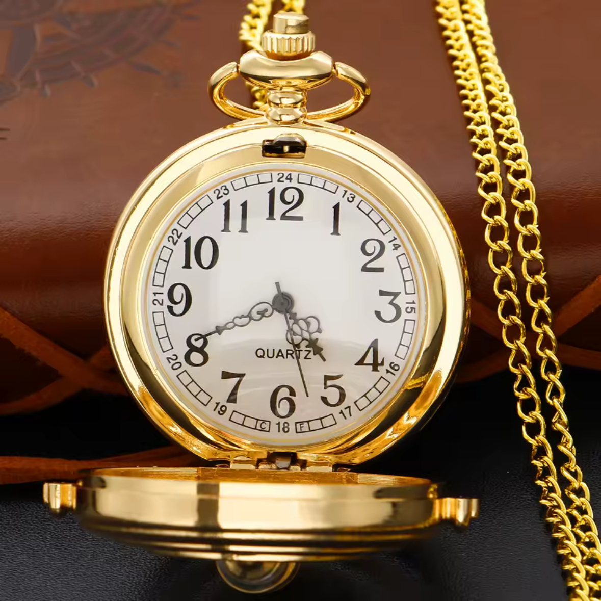 Time Turner Vintage Watch Necklace