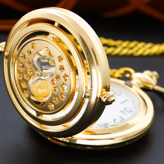 Time Turner Vintage Watch Necklace