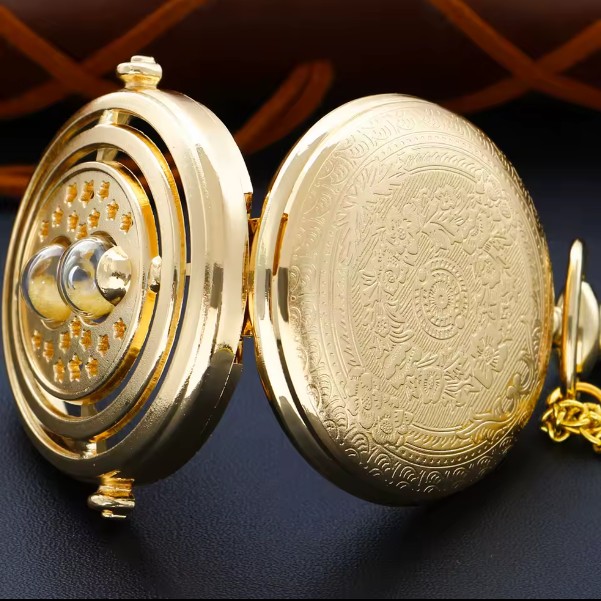 Time Turner Vintage Watch Necklace