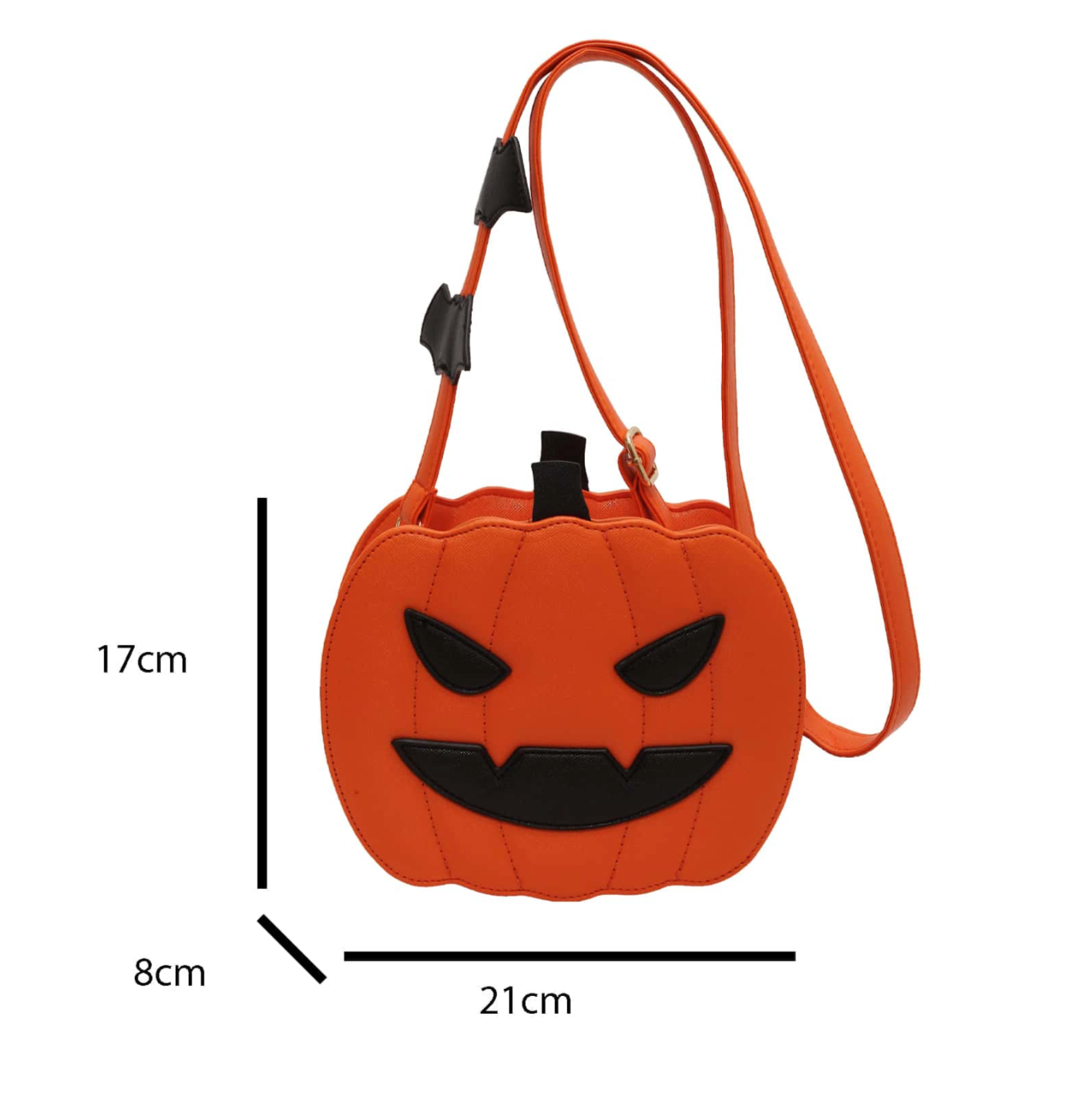 Funky Punk Style Steampunk Gothic Style Pumpkin Pattern Fashionable Crossbody Bag