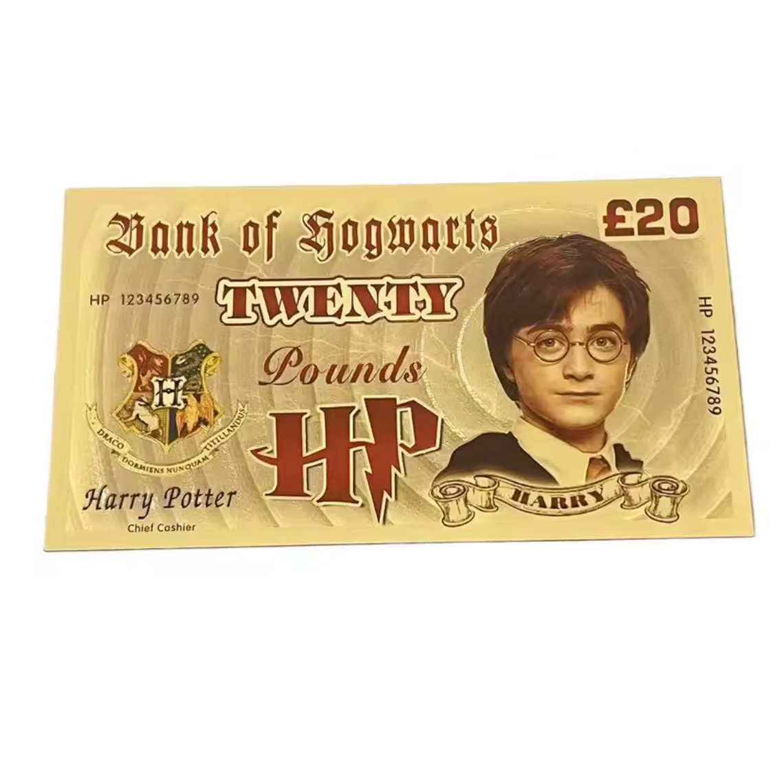 Random Harry Potter Gold Collectible Card