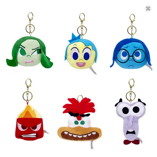 Inside Out Plush Keychain and Bagcharm