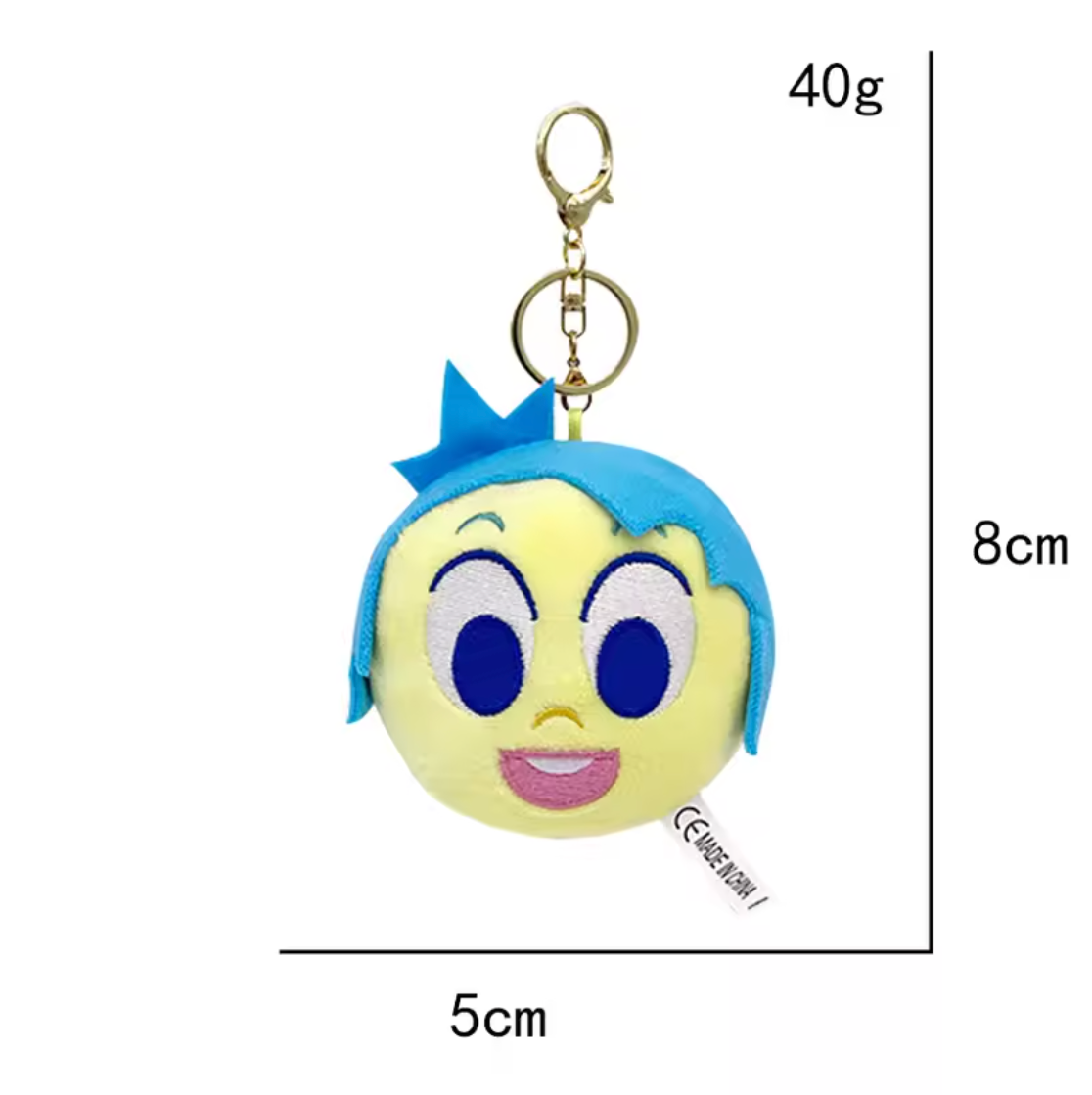 Inside Out Plush Keychain and Bagcharm