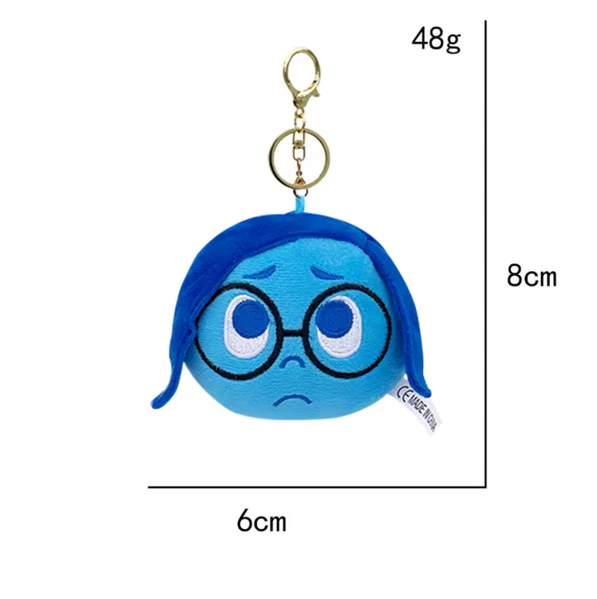 Inside Out Plush Keychain and Bagcharm