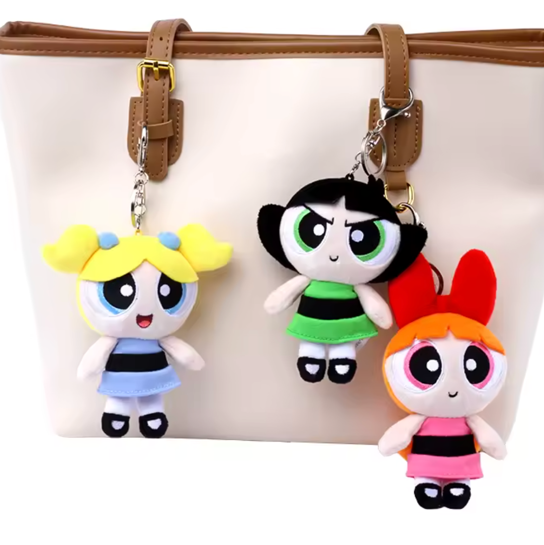 The Powerpuff Girls Plush Keychain and Bagcharms