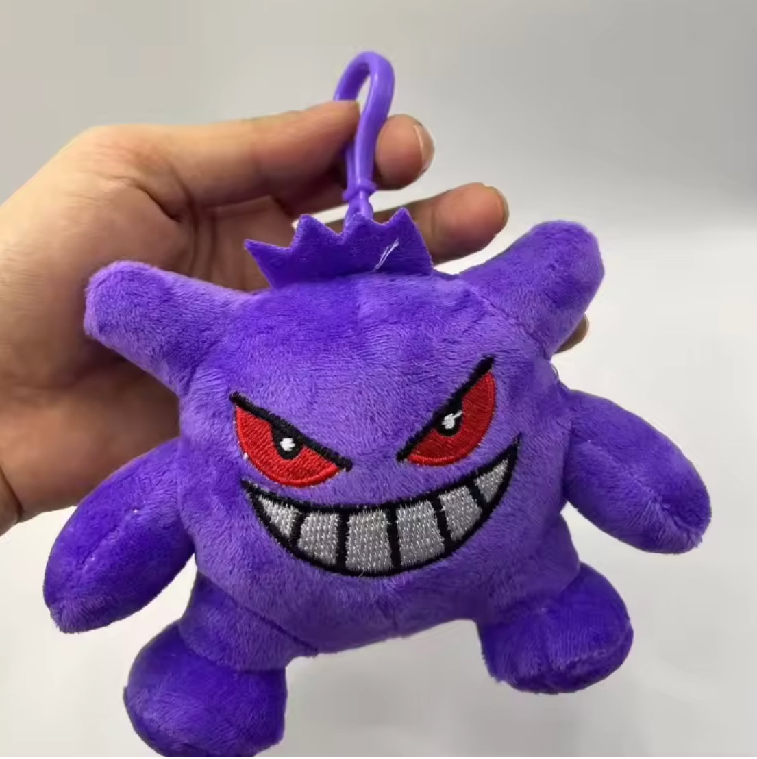 1pcs Pokemon Gengar Plush Keychain and Bagcharm