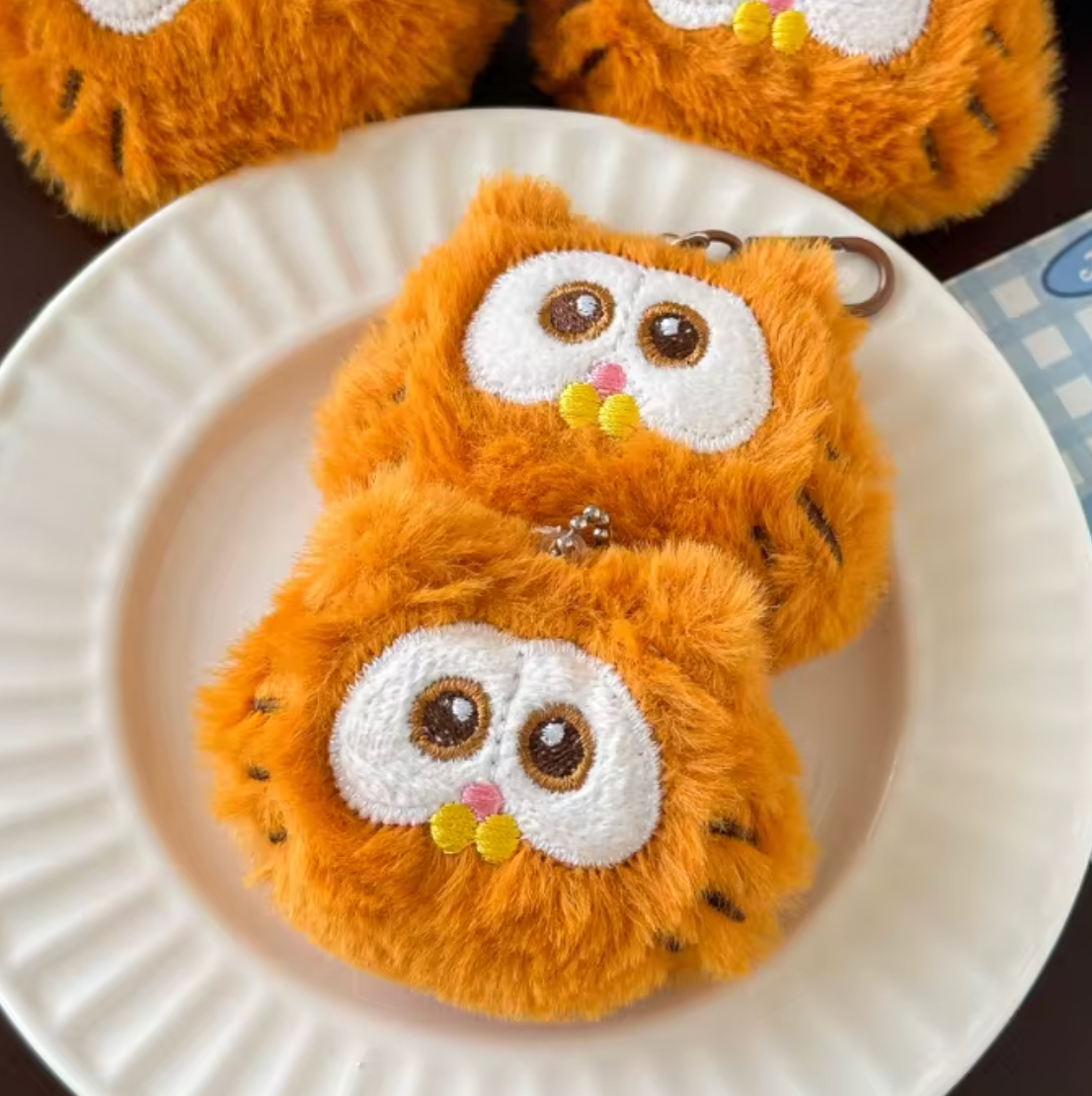 Cute Mini Garfield Plush Keychain and Bagcharm