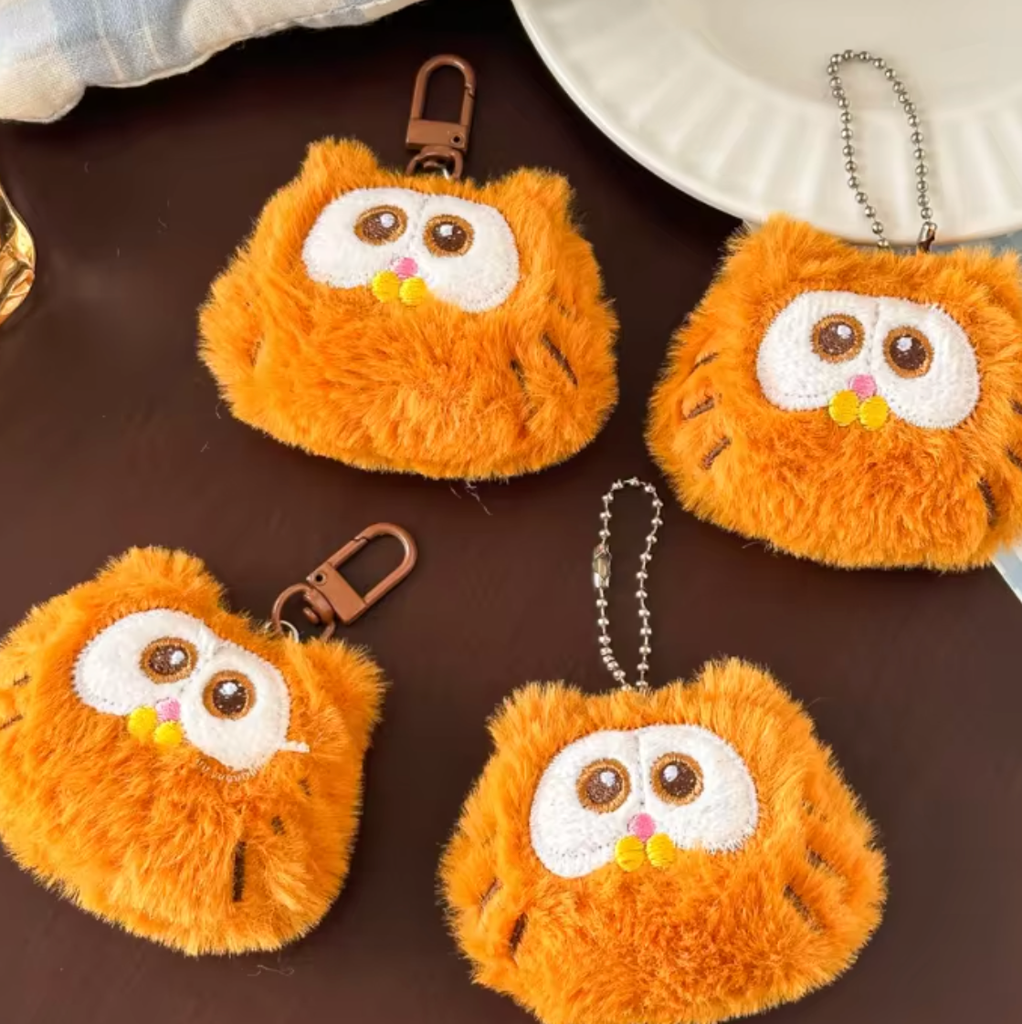 Cute Mini Garfield Plush Keychain and Bagcharm