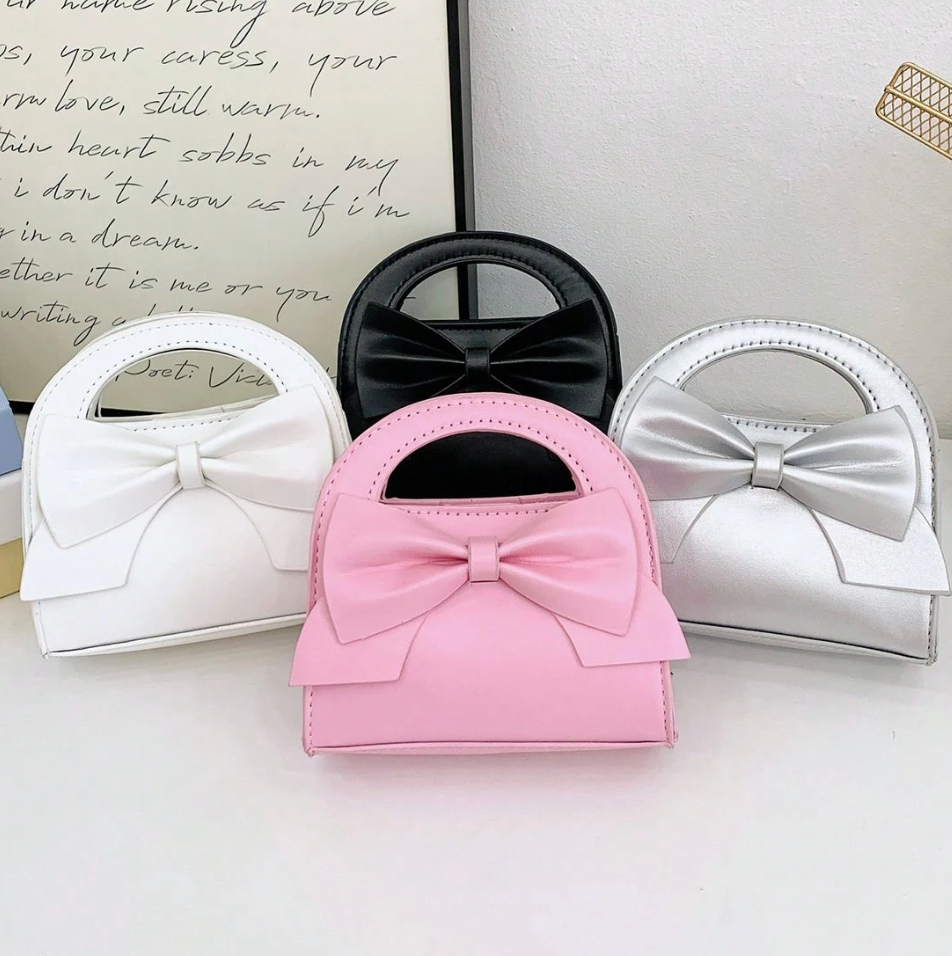 Bow Belle Chain Crossbody Mini Bag with Magnetic Closure