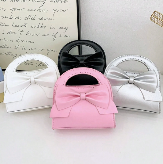 Bow Belle Chain Crossbody Mini Bag with Magnetic Closure