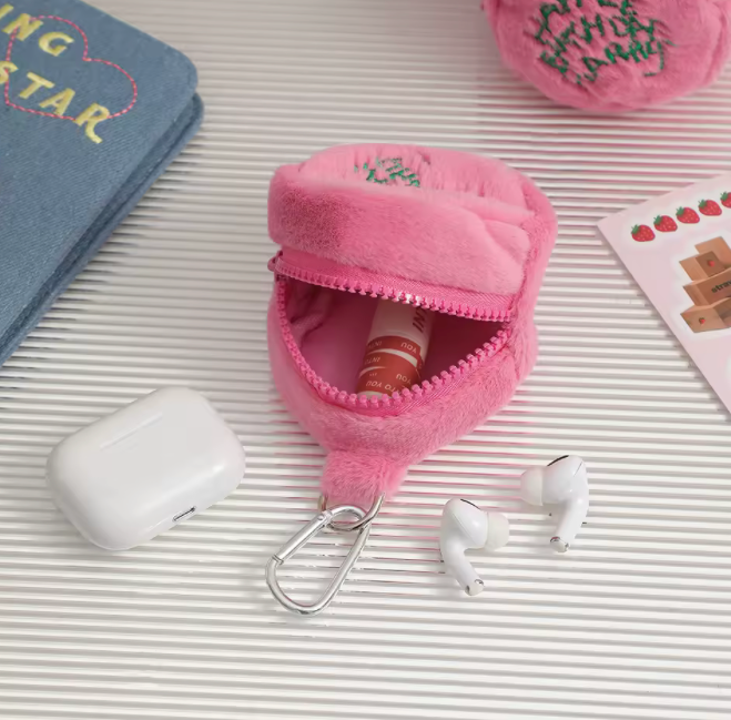 Harry Potter Pink Mini Coin Purse Earphone Cord Storage Bag