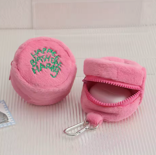 Harry Potter Pink Mini Coin Purse Earphone Cord Storage Bag