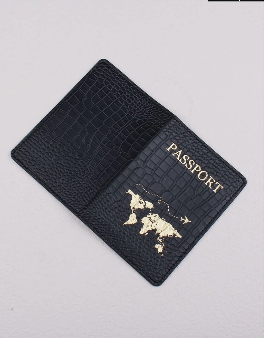 Letter Print Passport Case For Travel Vacation Accessories For Holiday Season Travel Stuff Travel Organiser Travel Items Travel Wallet Passport Holder Passport Wallet Beach Vacation Bag Summer Christmas Vacation