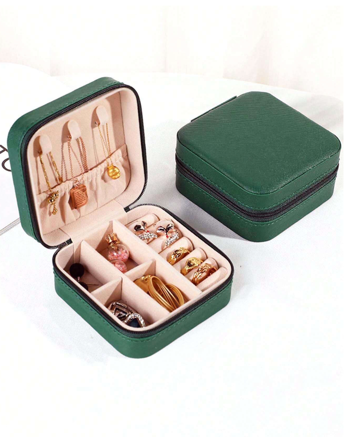Mystery Jewelry Box Including 7-8 Random Jewelries, Necklace, Rings, Bracelets and Watch