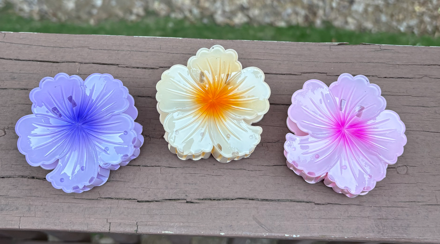 Colorful Summer Flower Hair Clips – Cute Floral Hair Accessories for Girls & Women