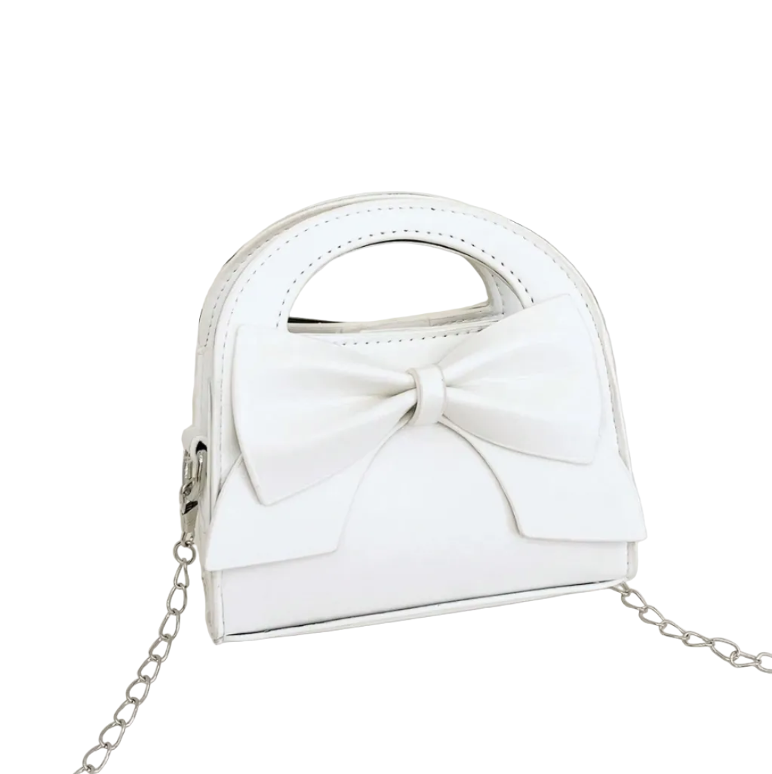 Bow Belle Chain Crossbody Mini Bag with Magnetic Closure