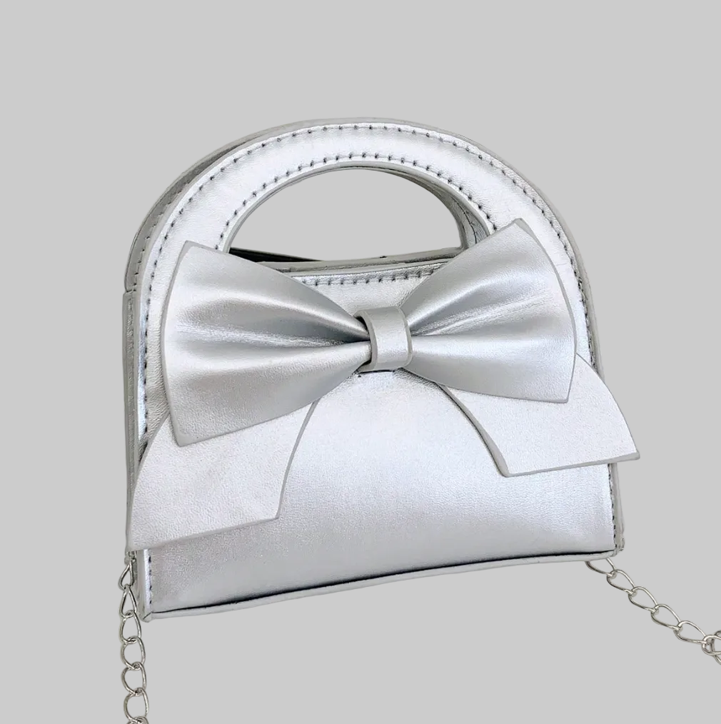 Bow Belle Chain Crossbody Mini Bag with Magnetic Closure