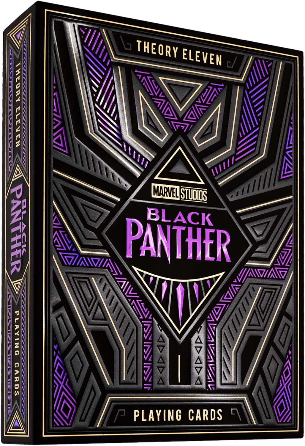 Black Panther Premium Marvel Playing Cards, Poker Size Standard Index, Foil Playing Cards