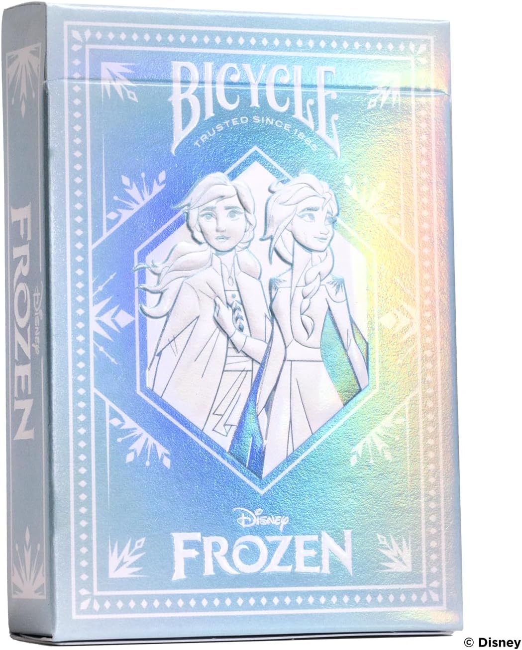 Frozen Blue Playing Card