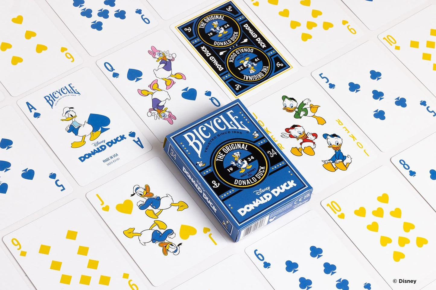 Disney Classic Donald Duck Inspired Playing Cards