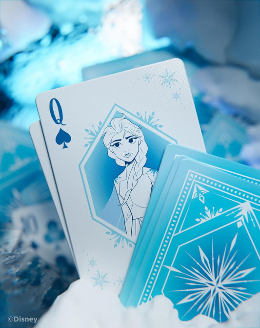 Frozen Blue Playing Card