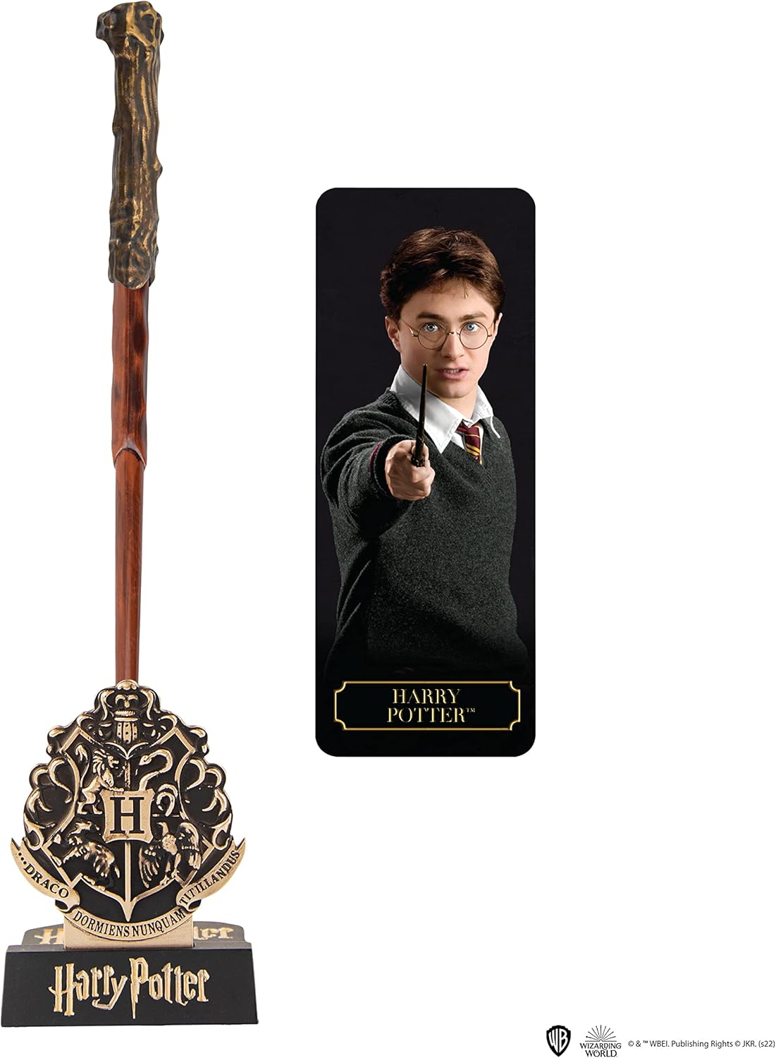 Harry Potter Characters Wand Pen with Stand & Lenticular Bookmark