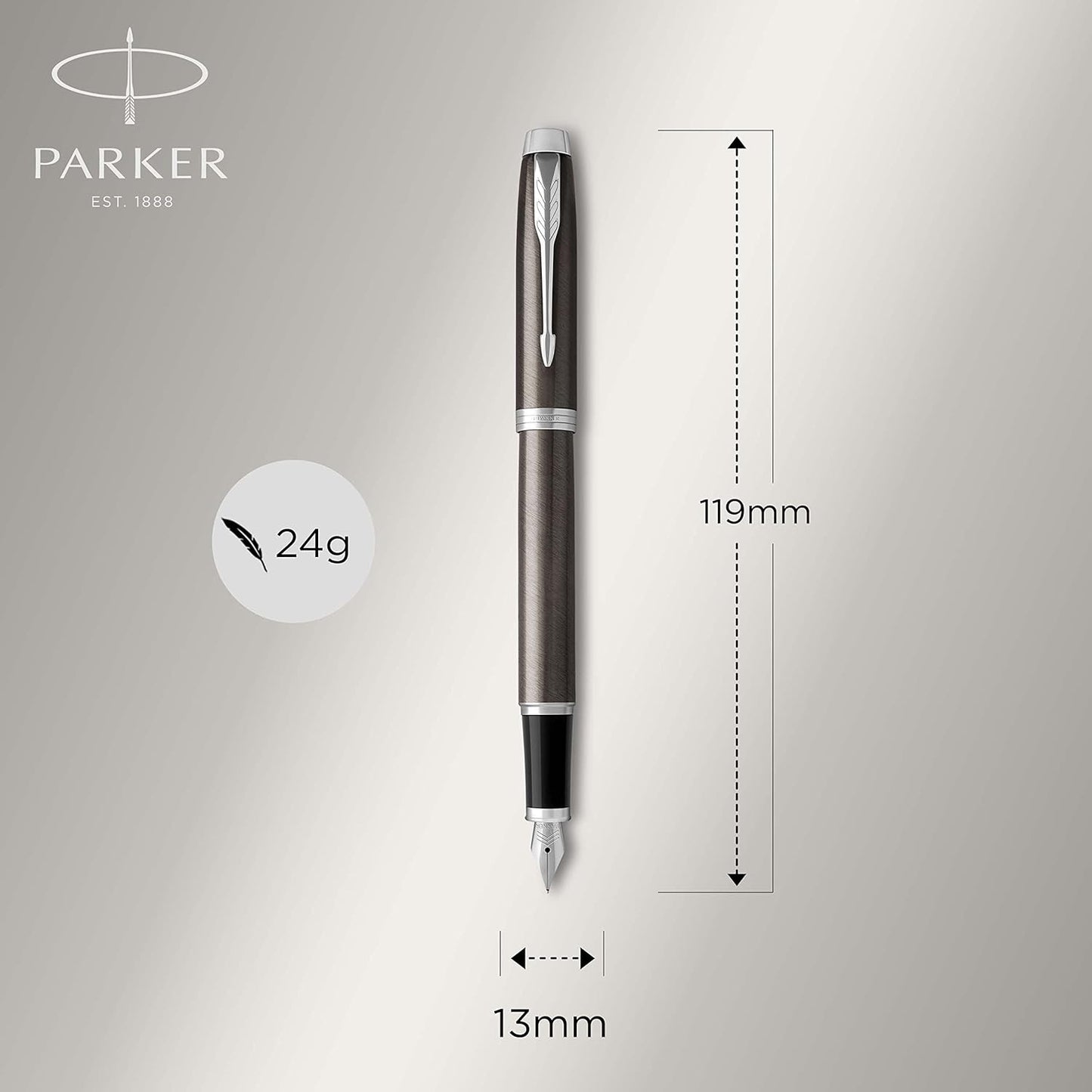 PARKER IM Fountain Pen in Dark Espresso